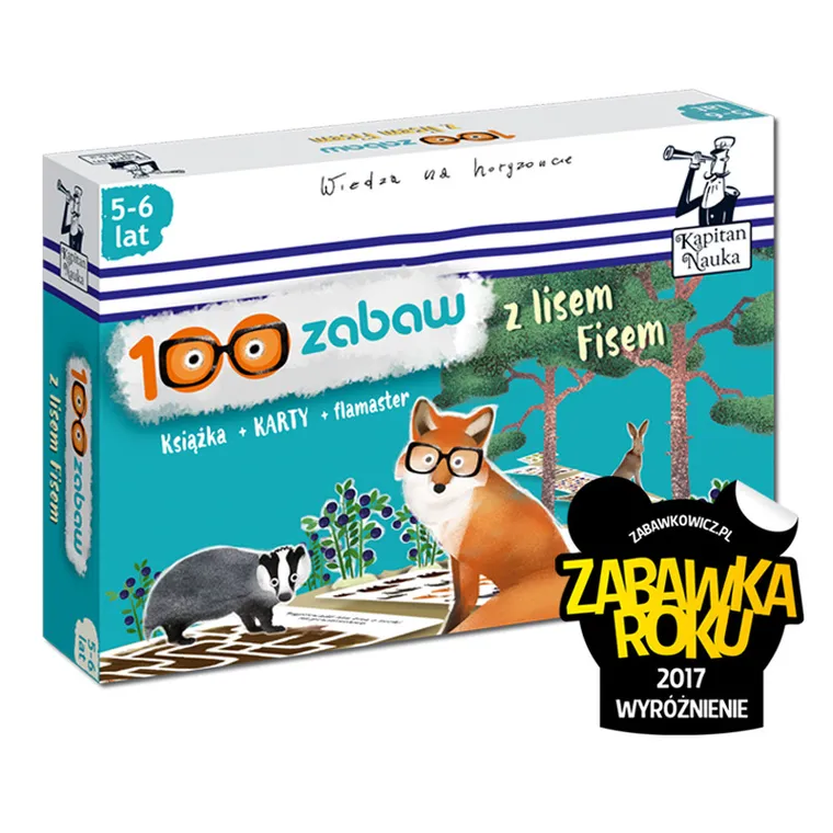 Kapitan Nauka. 100 zabaw z lisem Fisem