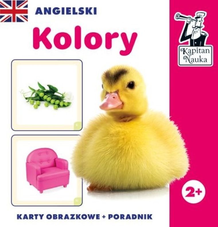 Kapitan Nauka. Angielski. Kolory (karty obrazkowe + poradnik)