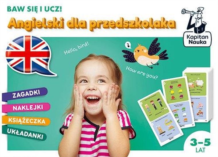 Kapitan Nauka. Baw się i ucz! Angielski dla przedszkolaka