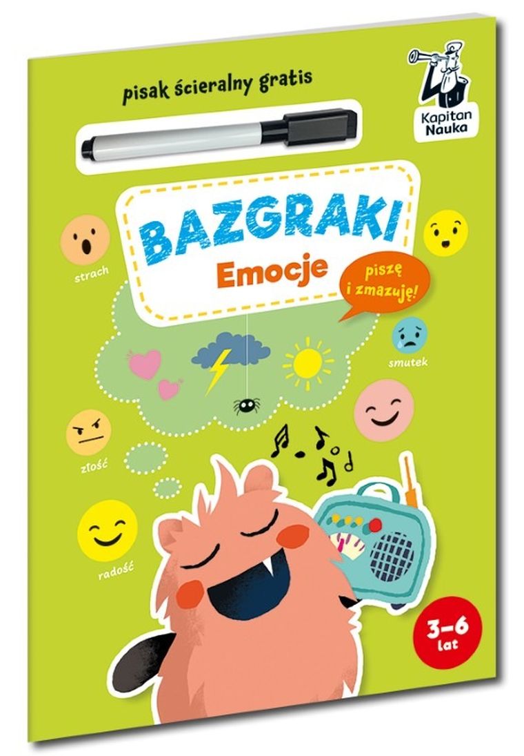Kapitan Nauka. Bazgraki. Emocje 3-6 lat