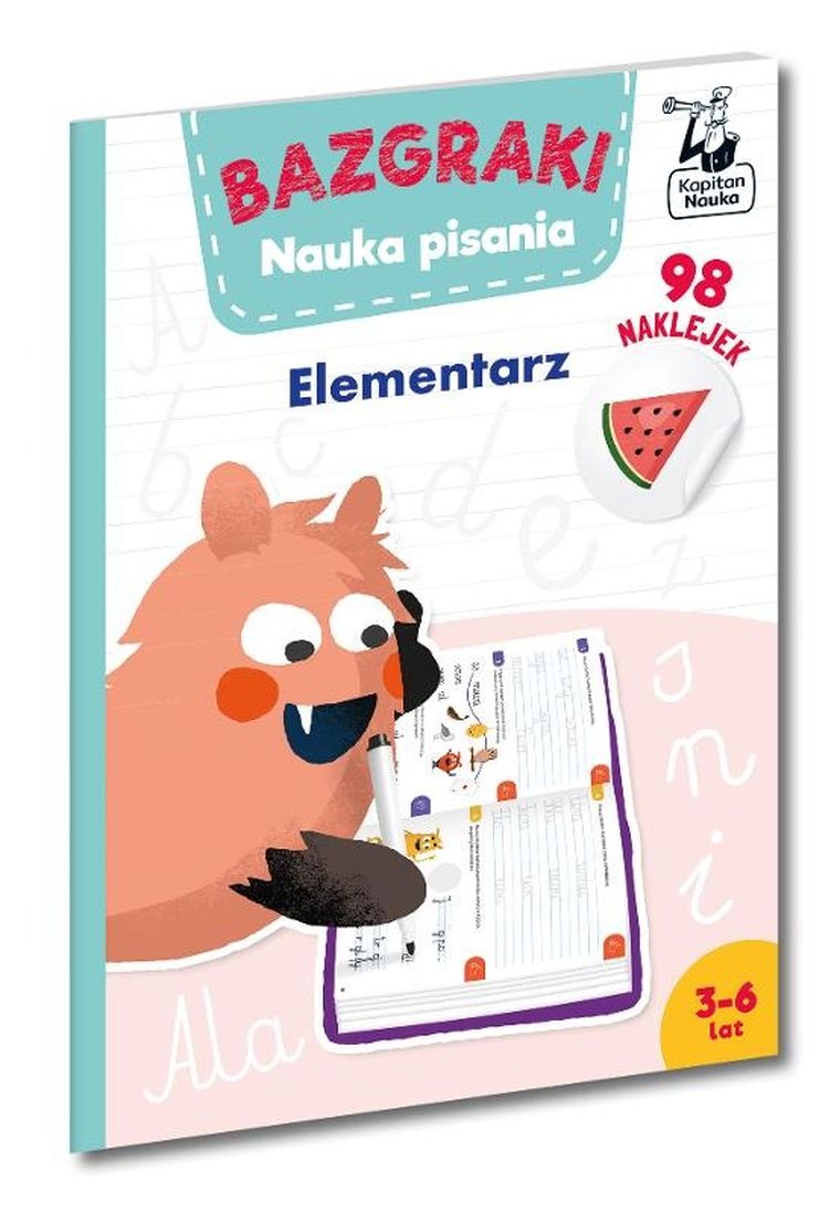 Kapitan Nauka. Bazgraki. Nauka pisania. Elementarz