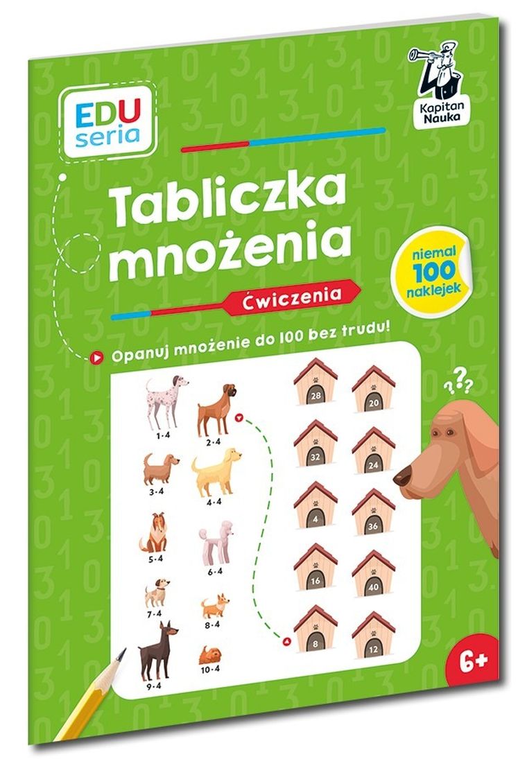 Kapitan Nauka. EDUseria. Tabliczka mnożenia. Ćwiczenia