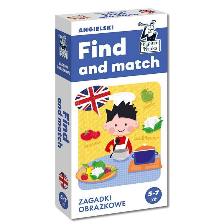 Kapitan Nauka. Find and match. Angielski.Kapitan Nauka
