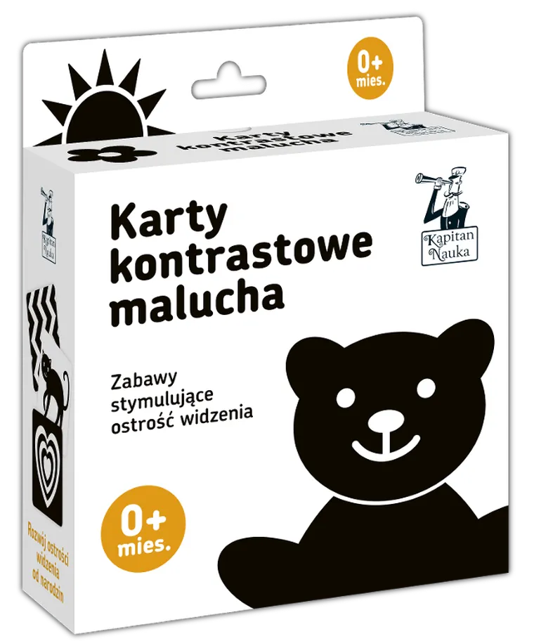 Kapitan Nauka. Karty kontrastowe malucha 0+