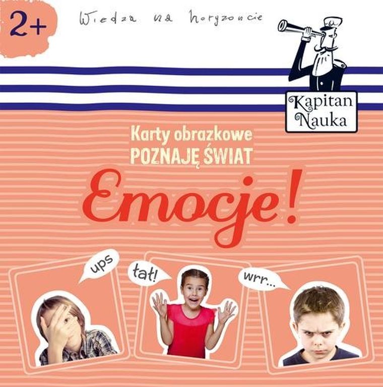 Kapitan Nauka. Karty obrazkowe. Poznaję świat. Emocje