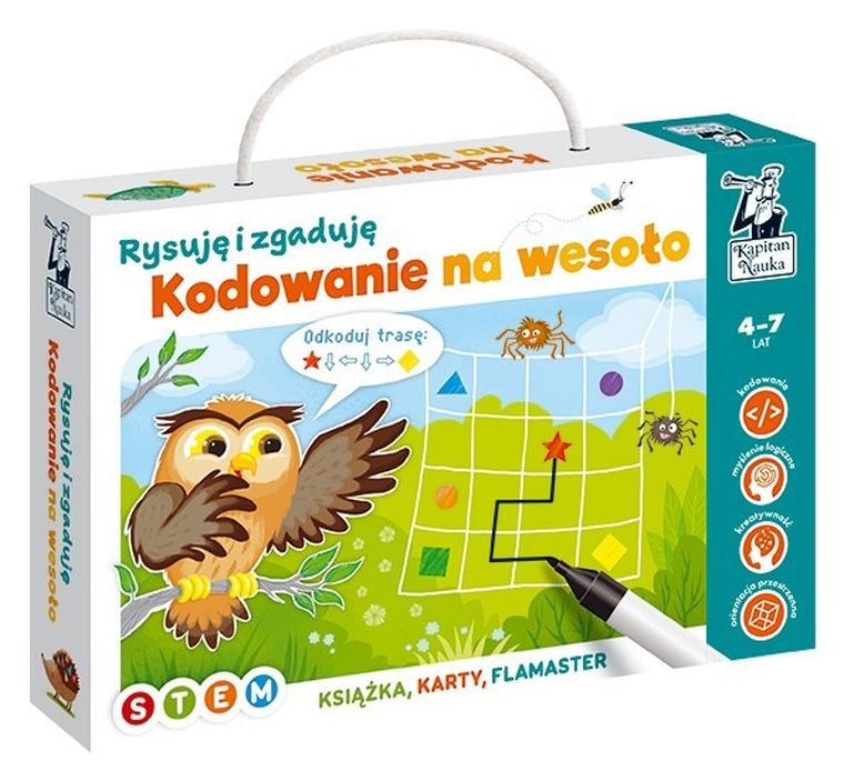 Kapitan Nauka. Kodowanie na wesoło. Rysuję i zgaduję