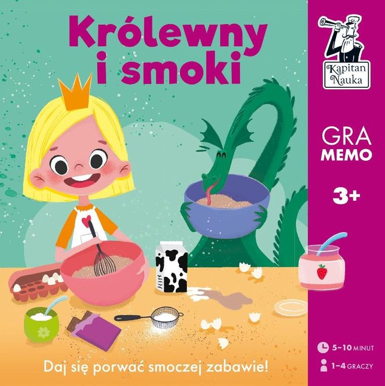 Kapitan Nauka. Królewny i smoki, gra memo