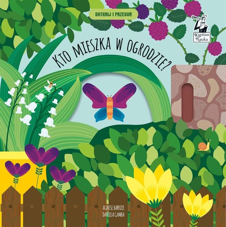 Kapitan Nauka. Kto mieszka w ogrodzie? Dotknij i przesuń