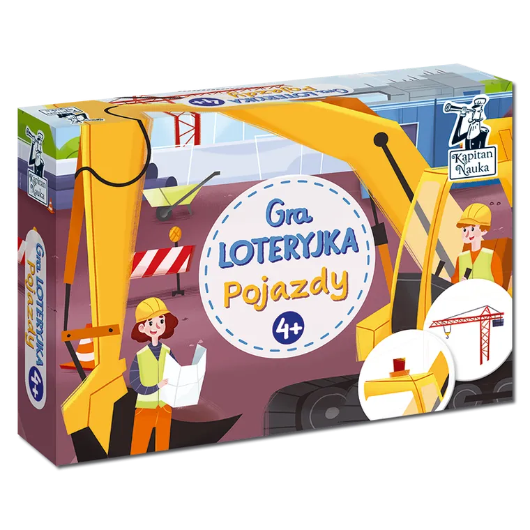 Kapitan Nauka. Loteryjka Pojazdy, gra edukacyjna