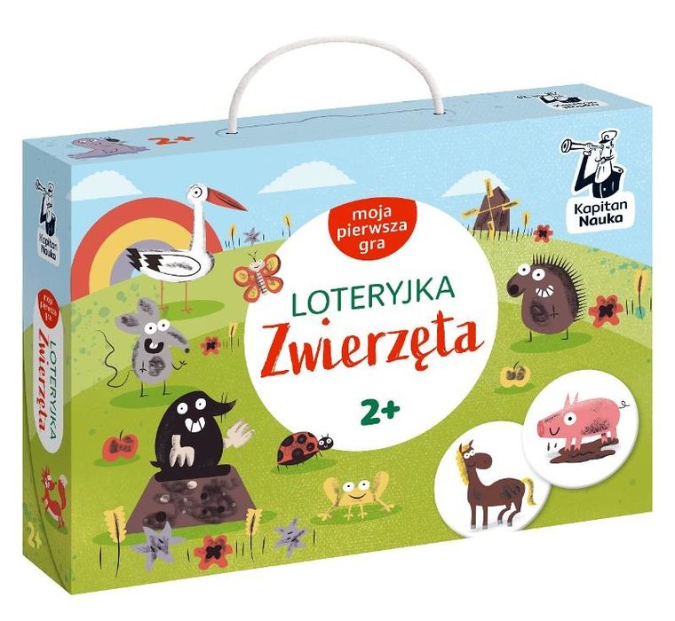Kapitan Nauka. Loteryjka. Zwierzęta, gra edukacyjna
