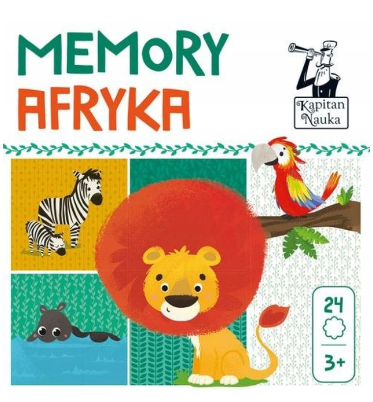 Kapitan Nauka. memory Afryka, gra plaszowa