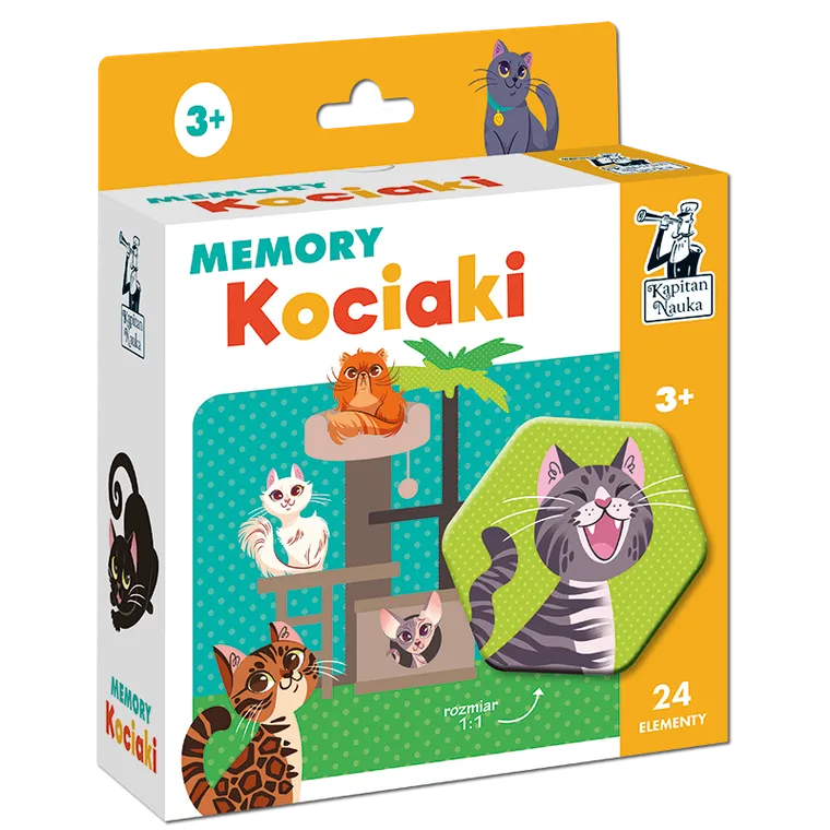 Kapitan Nauka. Memory, Kociaki, gra familijna