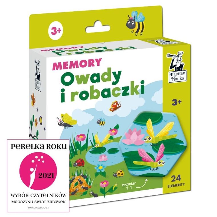Kapitan Nauka. Memory, Owady i robaczki, gra familijna