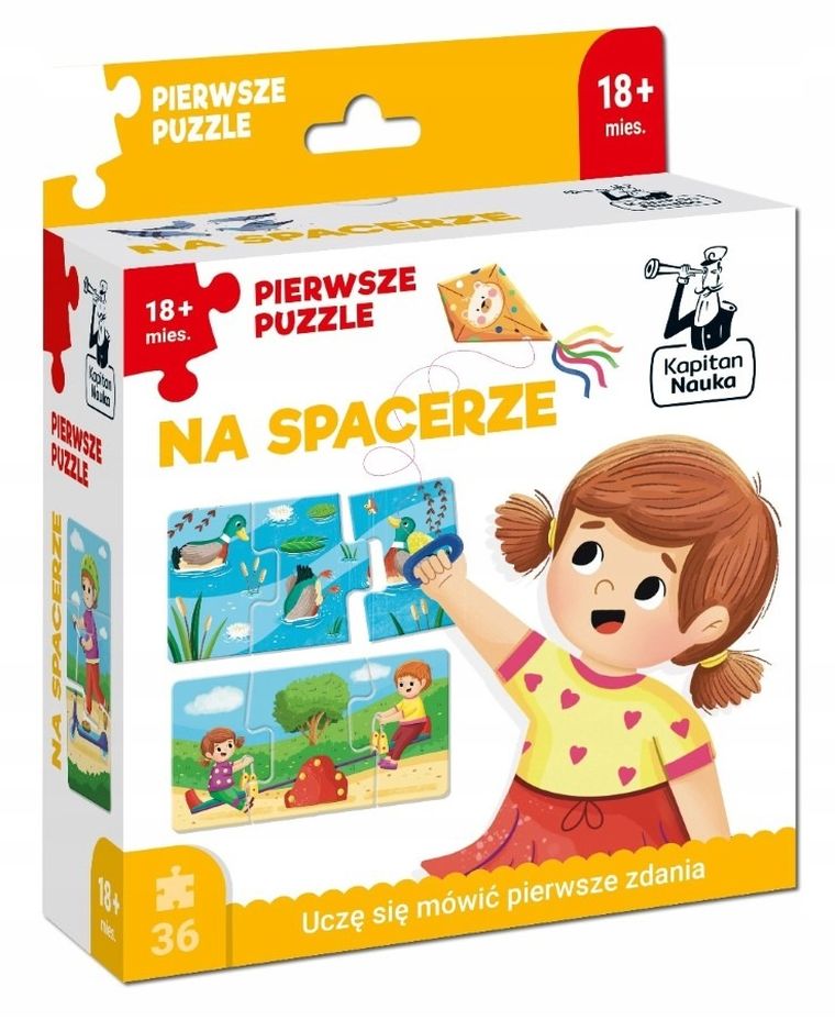Kapitan Nauka. Na spacerze. Pierwsze puzzle