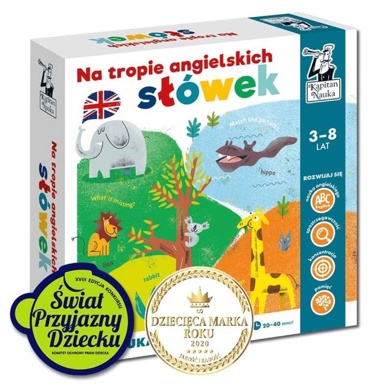 Kapitan Nauka. Na tropie angielskich słówek słówek, gra edukacyjna