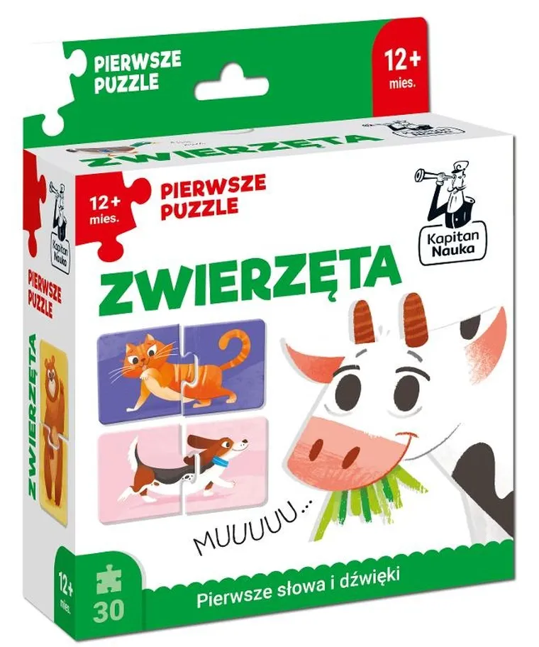 Kapitan Nauka. Pierwsze puzzle. Zwierzęta