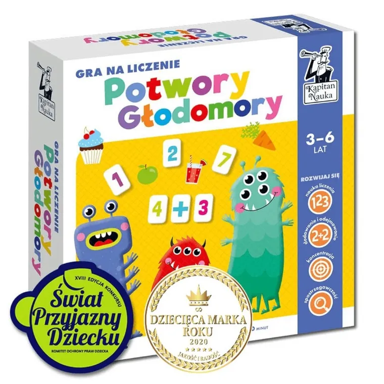 Kapitan Nauka. Potwory głodomory, gra na liczenie