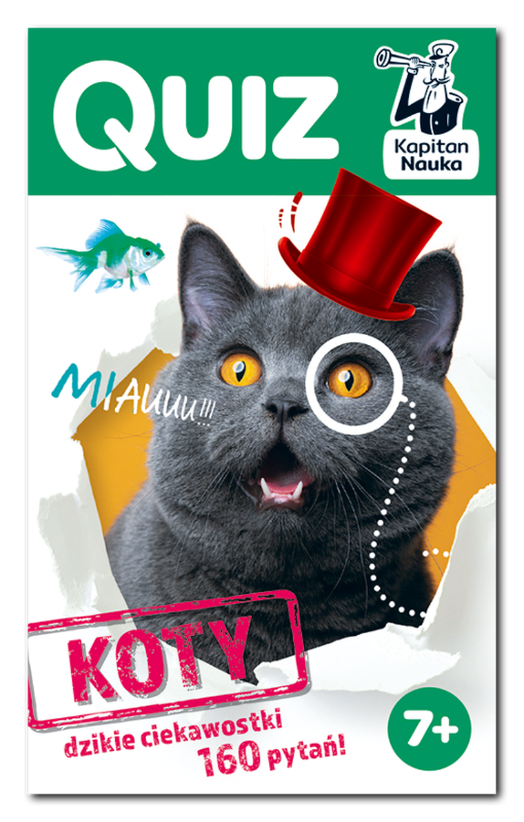 Kapitan Nauka. Quiz. Koty