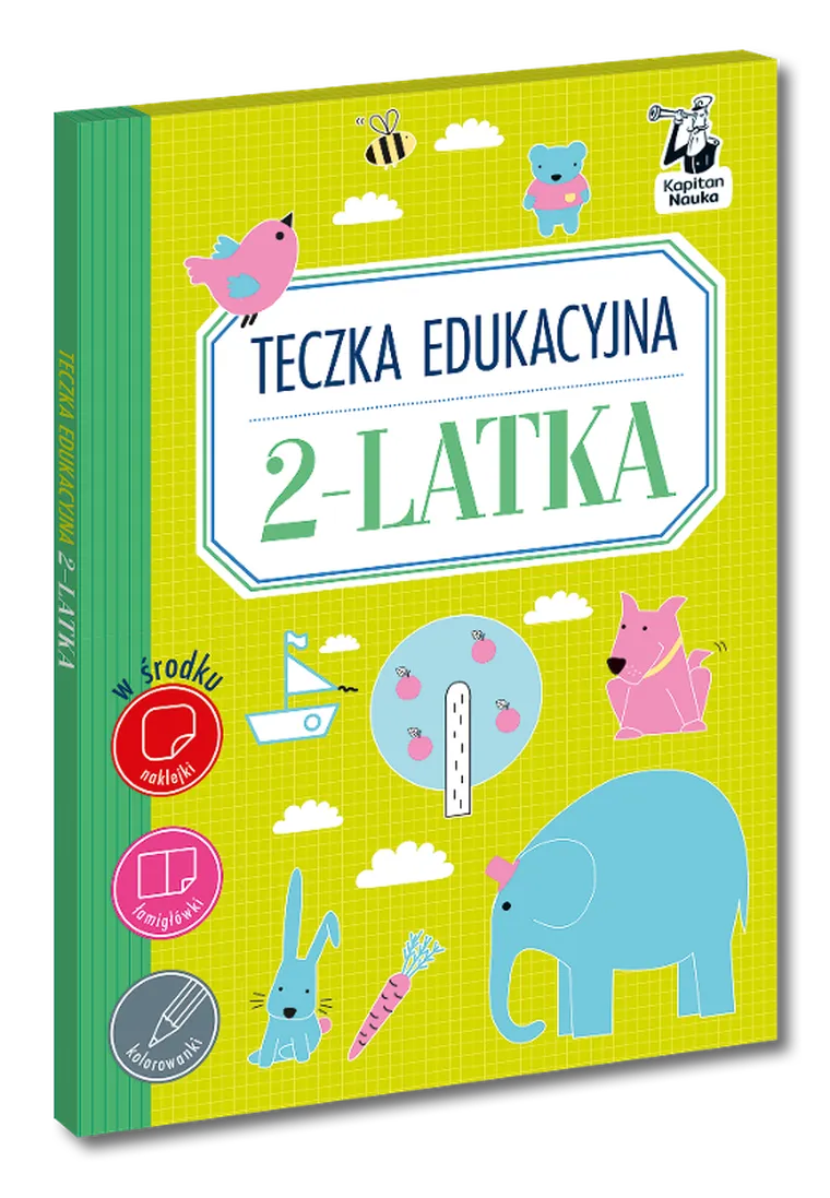 Kapitan Nauka. Teczka edukacyjna 2-latka