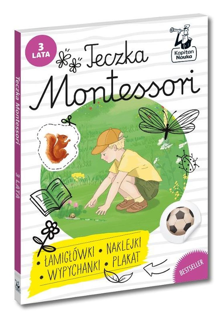 Kapitan Nauka. Teczka Montessori 3 lata