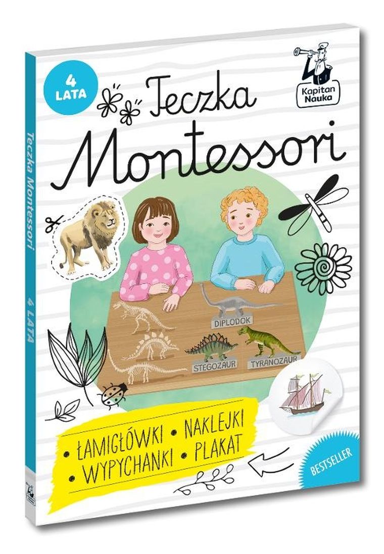 Kapitan Nauka. Teczka Montessori. 4 lata