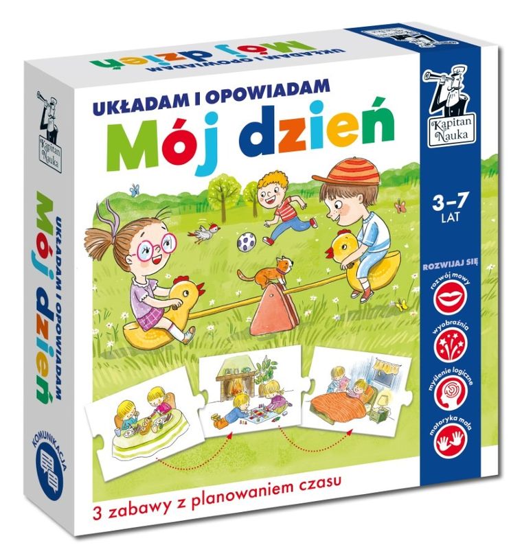 Kapitan Nauka. Układam i opowiadam Mój dzień
