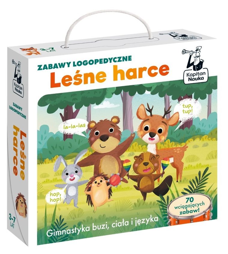 Kapitan Nauka. Zabawy logopedyczne. Leśne harce