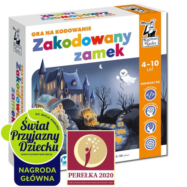 Kapitan Nauka. Zakodowany zamek, gra na kodowanie
