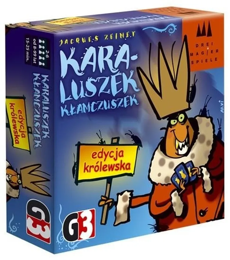 Karaluszek kłamczuszek (edycja królewska), gra karciana