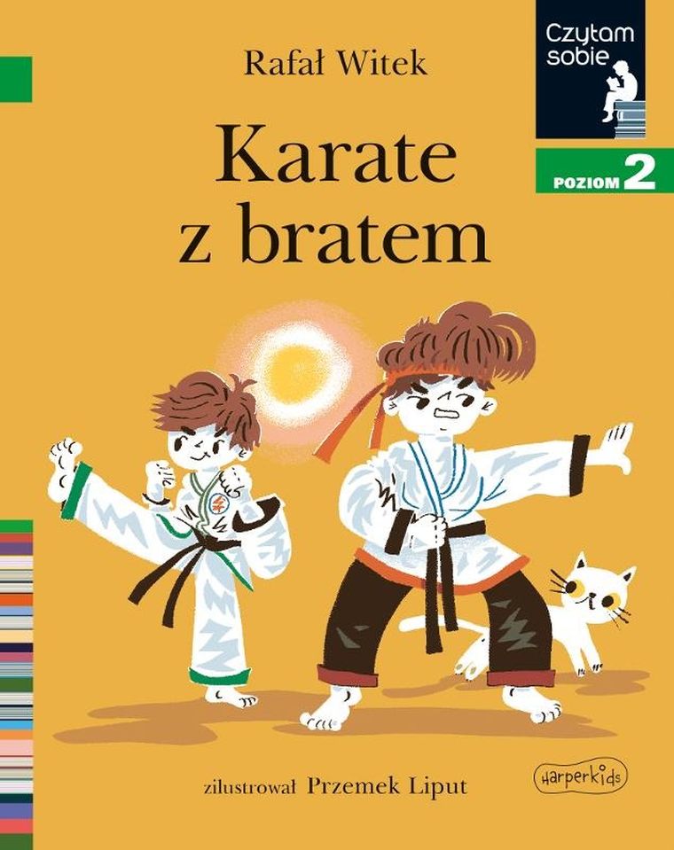 Karate z bratem. Czytam sobie