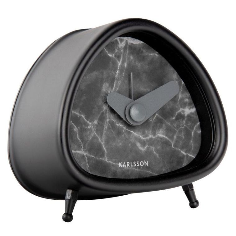 Karlsson, budzik z marmurową tarczą, Marble