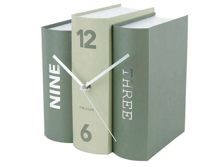 Karlsson, zegar książki book, 20-20-15 cm