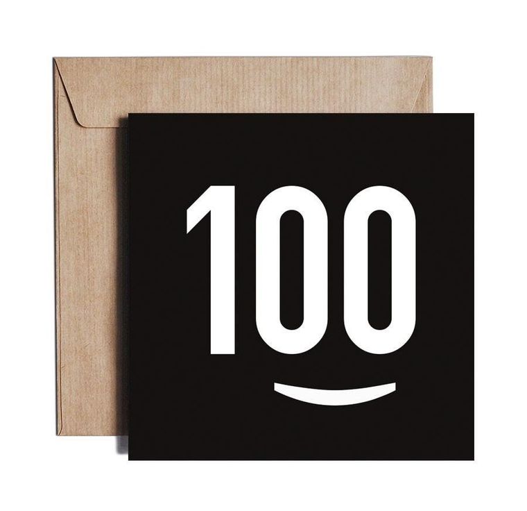 Karnet, 100% Birthday, Urodziny