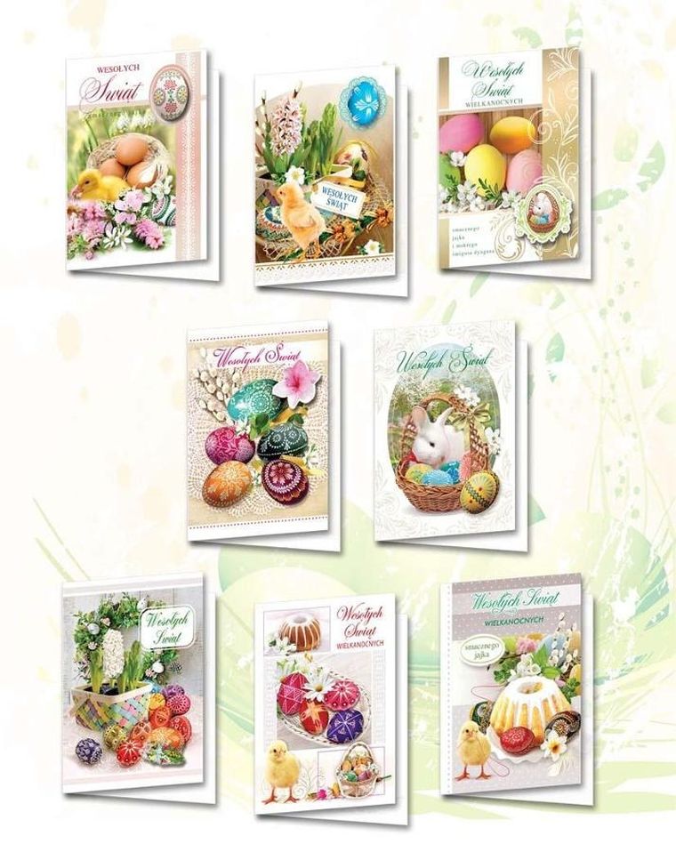 Karnet B6, Wielkanoc, 10 szt.