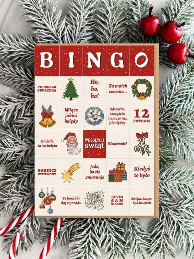 Karnet Boże Narodzeie, BINGO świąteczne