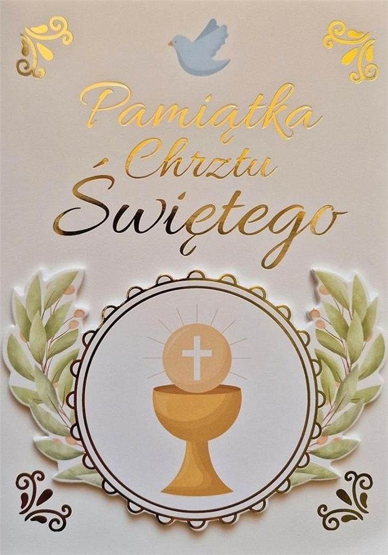 Karnet chrzest