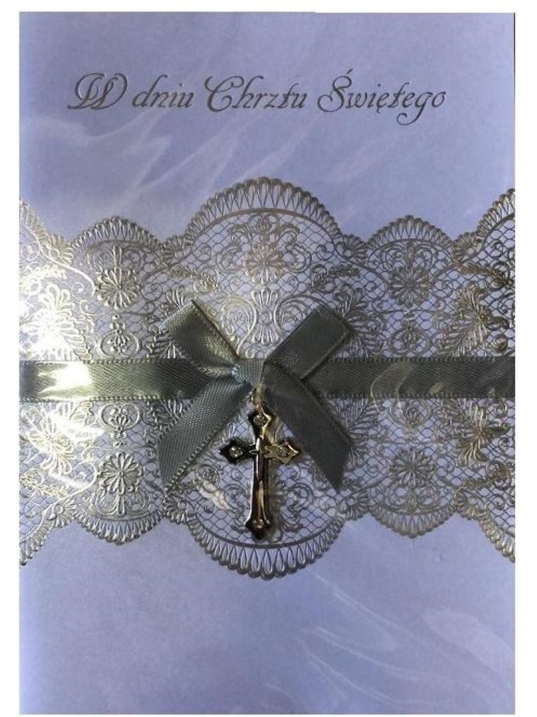 Karnet Chrzest, B6 Premium + koperta