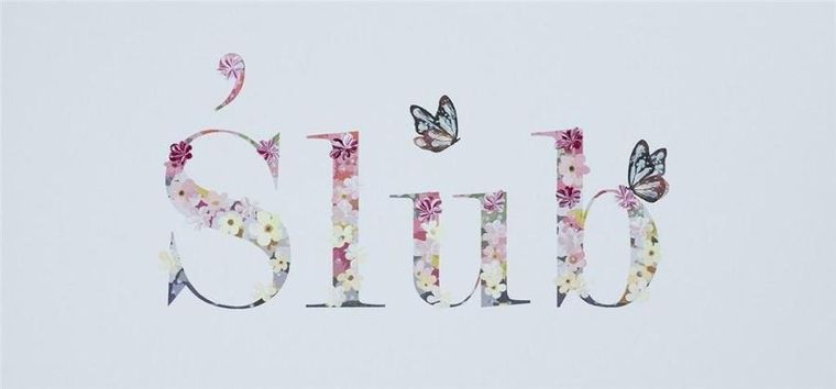 Karnet ślub, napis ślub