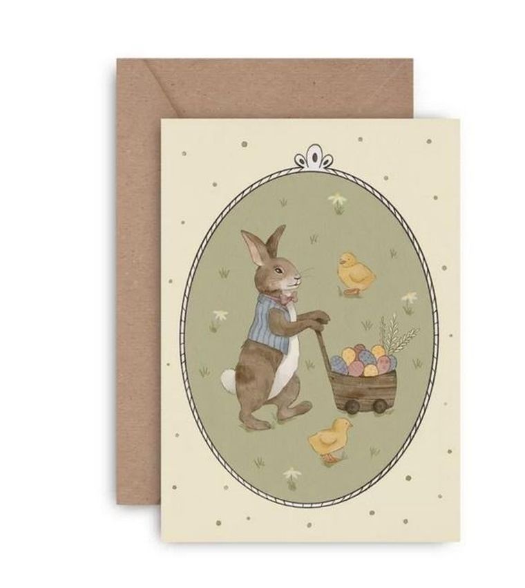 Karnet Wielkanoc, Easter Bunny