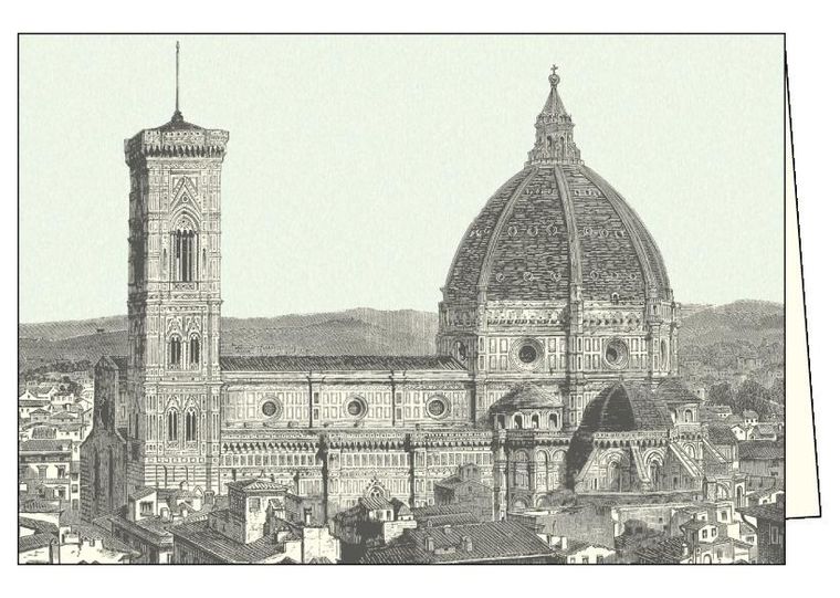 Karnet z kopertą, Firenze Cattedrale S.Mari