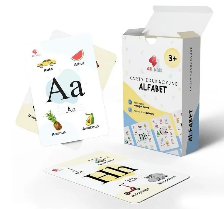 Karty edukacyjne. Alfabet. 35 szt.