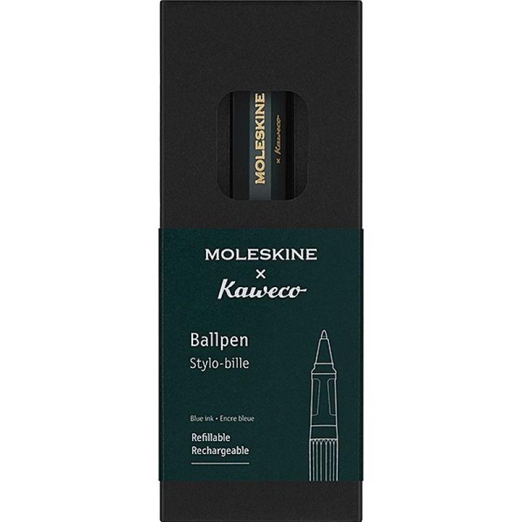 Kaweco i Moleskine, długopis, zielony