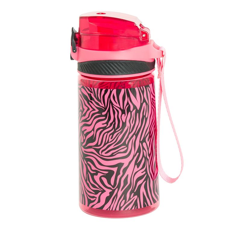 Kayokki, bidon, Zebra, różowa, 500 ml