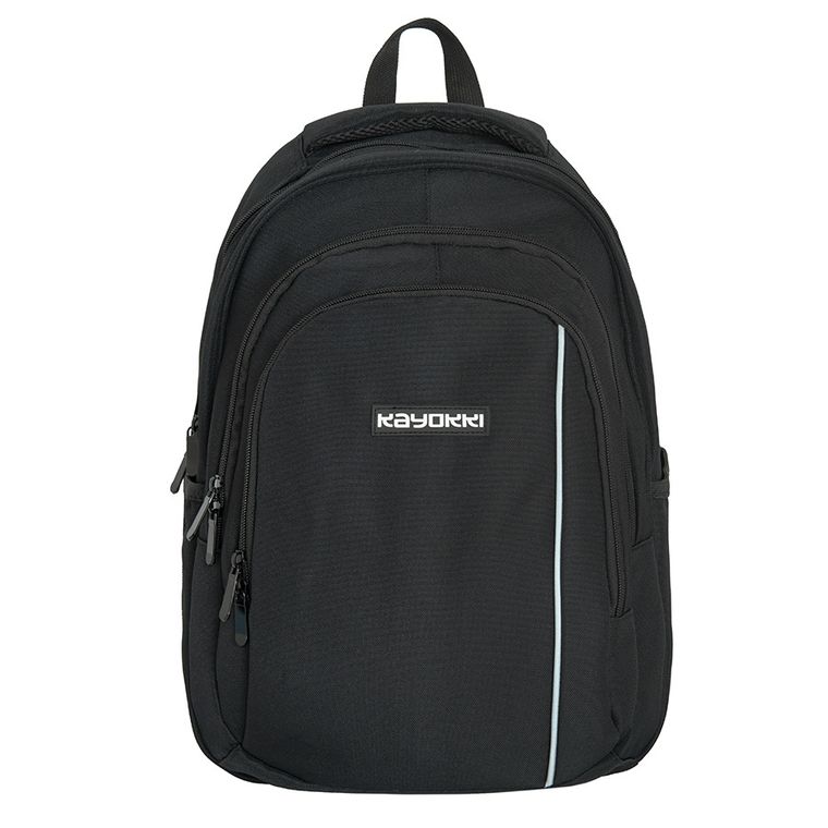 Kayokki, plecak szkolny, 2-komorowy, Basic, czarny