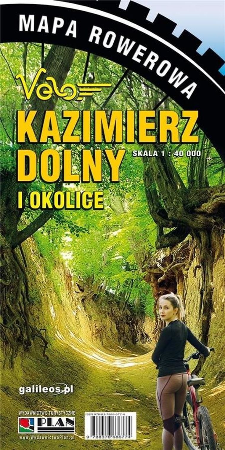 Kazimierz Dolny Velo. Mapa rowerowa
