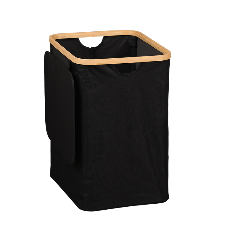 Kesper, kosz na pranie z bambusowym stelażem, 41-33 cm