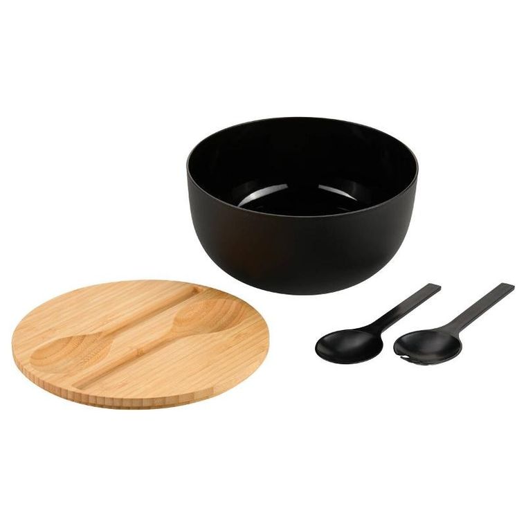 Kesper, miska na sałatkę ze sztućcami, 24-13 cm