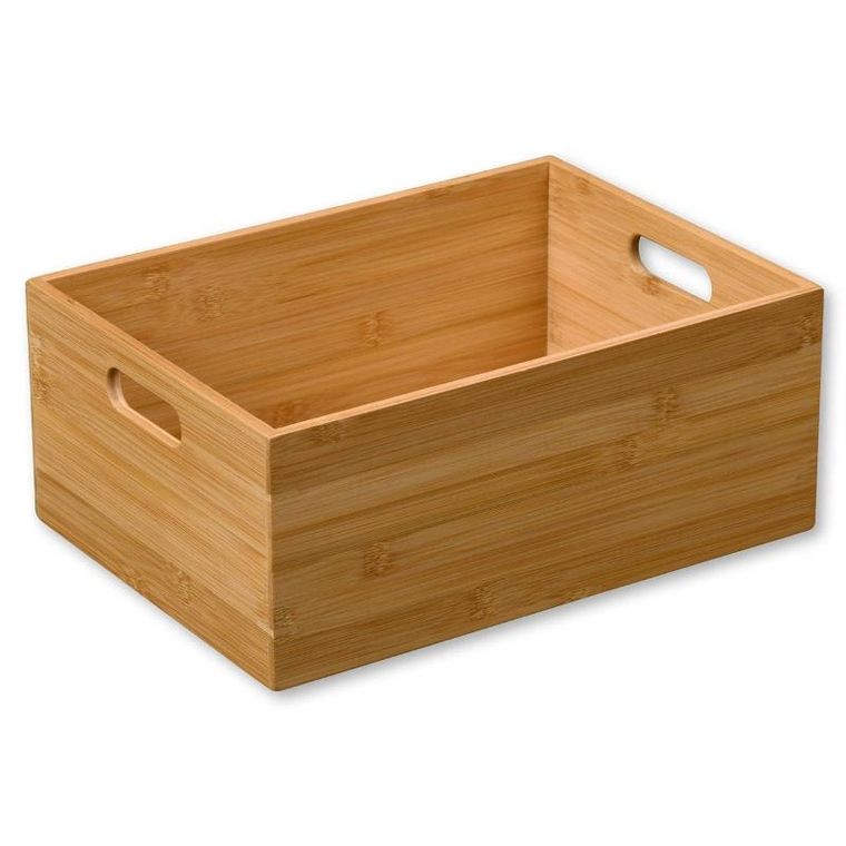Kesper, pojemnik bambusowy z uchwytami, 33-24 cm