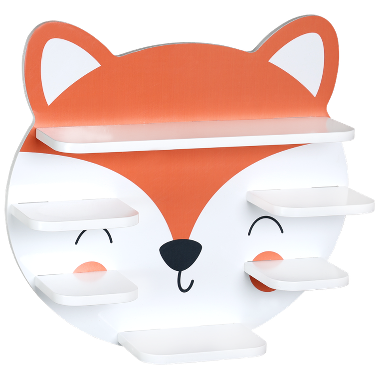 Kesper, półka ścienna z uszami, lis, 45 cm