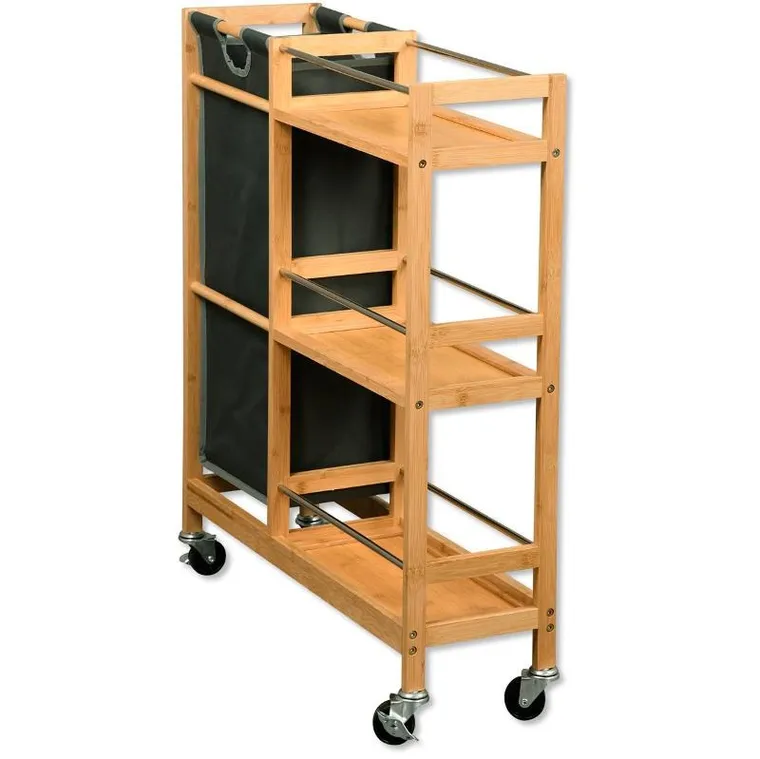 Kesper, regał na kółkach, 3 poziomowy, wyciągana torba